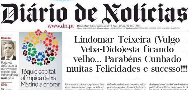 Lindomar Teixeira (Vulgo Veba-Dido)esta ficando velho... Parabéns Cunhado muitas Felicidades e sucesso!!!!