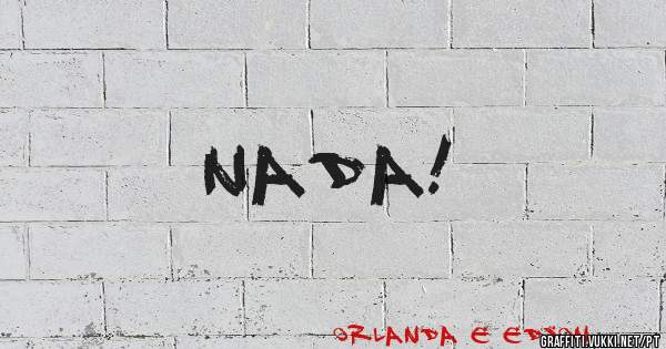 Nada!