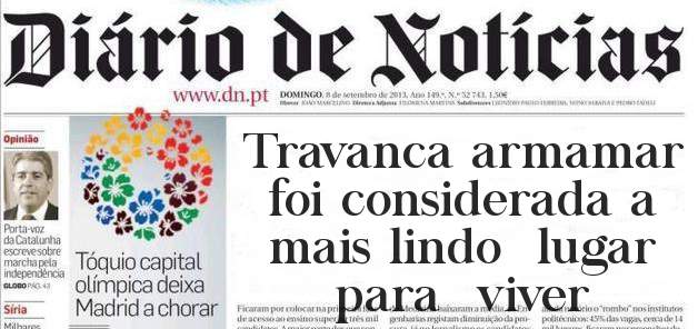 Travanca armamar foi considerada a  mais lindo  lugar  para  viver 
