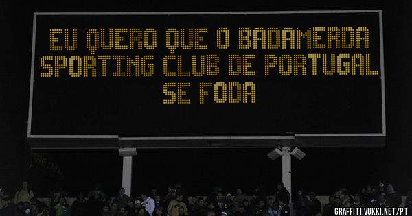 EU QUERO QUE O BADAMERDA SPORTING CLUB DE PORTUGAL SE FODA