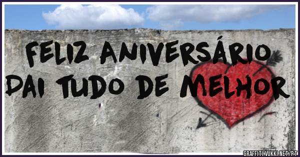 Feliz Aniversário  Dai tudo de melhor 