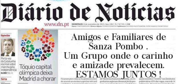 Amigos e Familiares de Sanza Pombo .
Um Grupo onde o carinho e amizade prevalecem. 
ESTAMOS JUNTOS !
