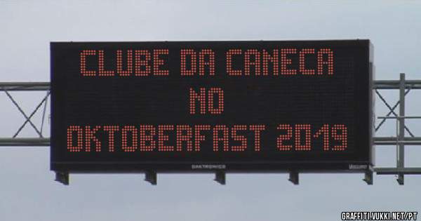 CLUBE DA CANECA 
                NO
OKTOBERFAST 2019