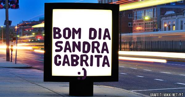 Bom dia Sandra Cabrita :)