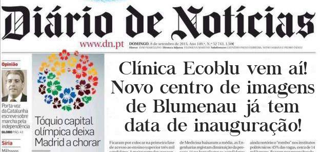 Clínica Ecoblu vem aí!
Novo centro de imagens de Blumenau já tem data de inauguração!
