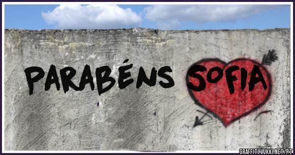 Parabéns SOFIA