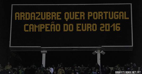 Ardazubre quer Portugal campeão do Euro 2016