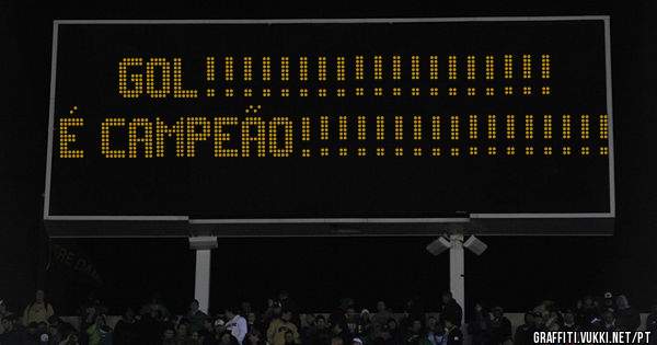 Gol!!!!!!!!!!!!!!!!!!!
É campeão!!!!!!!!!!!!!!!!!