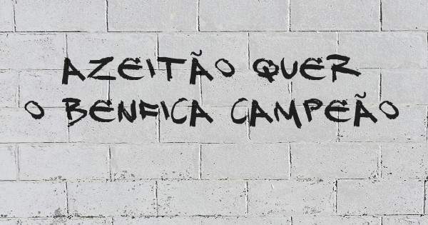 Azeitão quer o Benfica Campeão