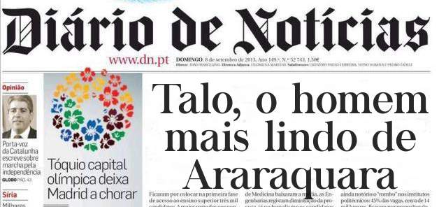 Talo, o homem mais lindo de Araraquara