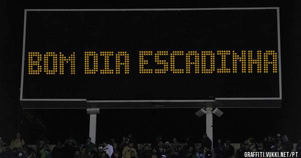 Bom dia Escadinha 