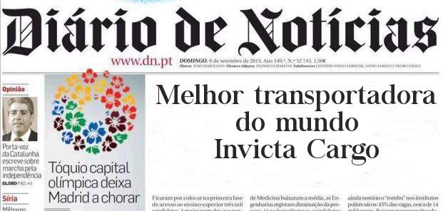 Melhor transportadora do mundo 
Invicta Cargo