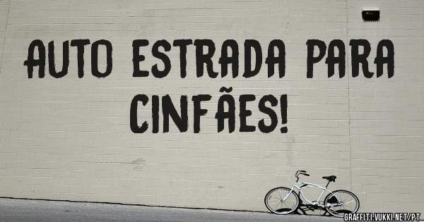 Auto estrada para Cinfães! 
