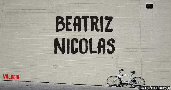 Beatriz
Nicolas
