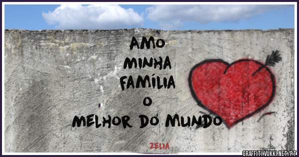 Amo
Minha 
Família   
     o
Melhor do mundo

