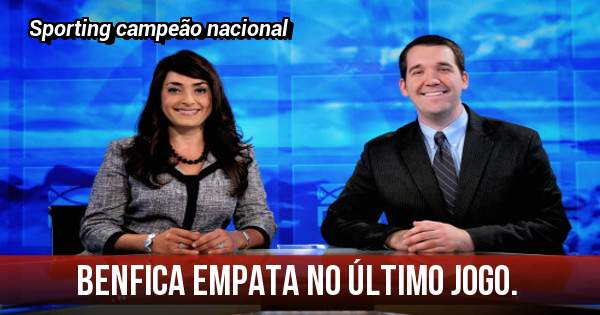 Benfica empata no último jogo. 