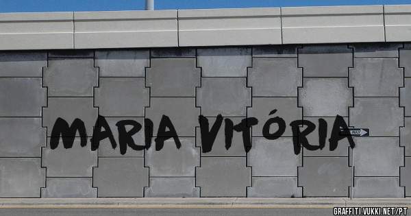 MARIA VITÓRIA