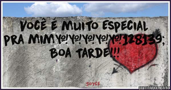 Você é muito Especial pra mim❤❤❤💋
Boa Tarde!!!