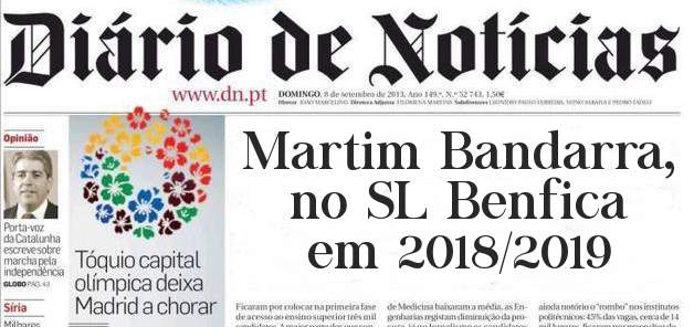 Martim Bandarra, no SL Benfica em 2018/2019