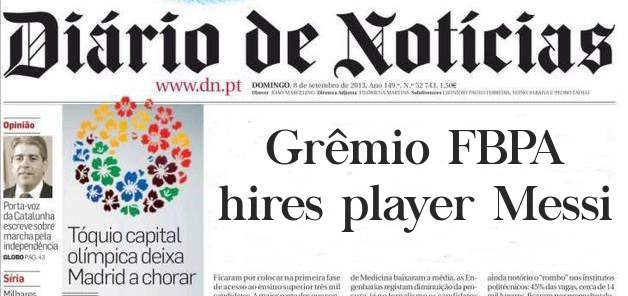 Grêmio FBPA hires player Messi