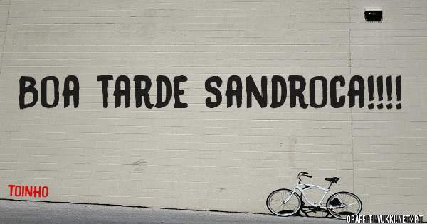 Boa tarde Sandroca!!!!