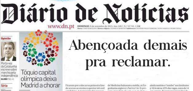 Abençoada demais pra reclamar. 