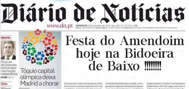 Festa do Amendoim hoje na Bidoeira de Baixo !!!!!!!!