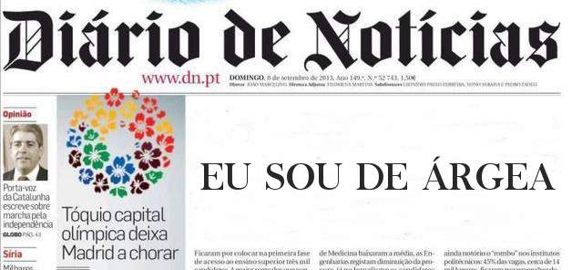 EU SOU DE ÁRGEA