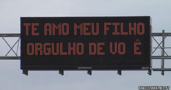 Te amo meu filho orgulho de voçê