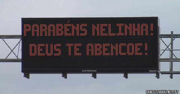 Parabéns Nelinha! Deus te abencoe!