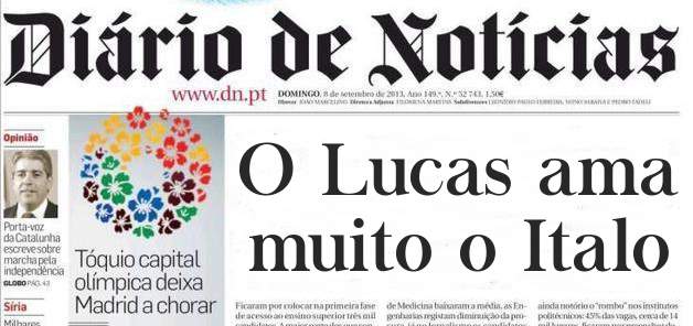 O Lucas ama muito o Italo