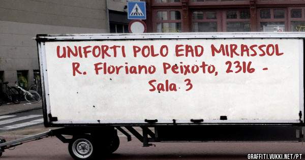 UNIFORTI POLO EAD MIRASSOL 
 R. Floriano Peixoto, 2316 - Sala 3 