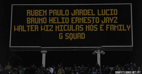 Ruben Paulo Jardel Lucio Bruno Helio Ernesto Jayz Walter Wiz Niculas Nós É Family G Squad