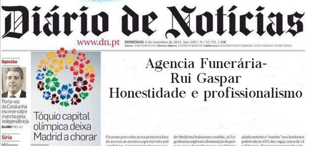 Agencia Funerária- Rui Gaspar
Honestidade e profissionalismo