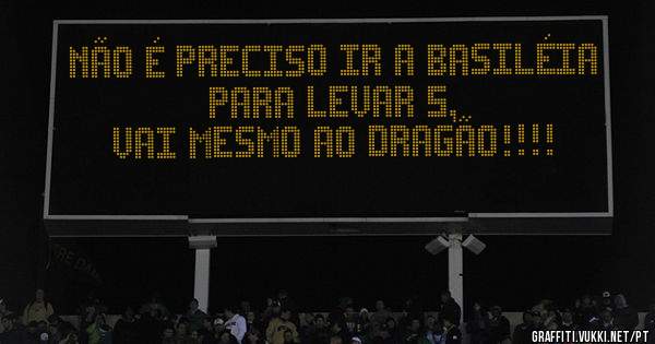 Não é preciso ir a Basiléia para levar 5,
Vai mesmo ao Dragão!!!!