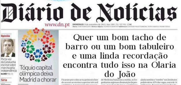 Quer um bom tacho de barro ou um bom tabuleiro e uma linda recordação encontra tudo isso na Olaria do João 