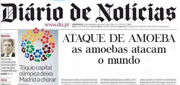 ATAQUE DE AMOEBA
as amoebas atacam o mundo 