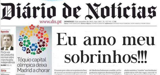 Eu amo meu sobrinhos!!!