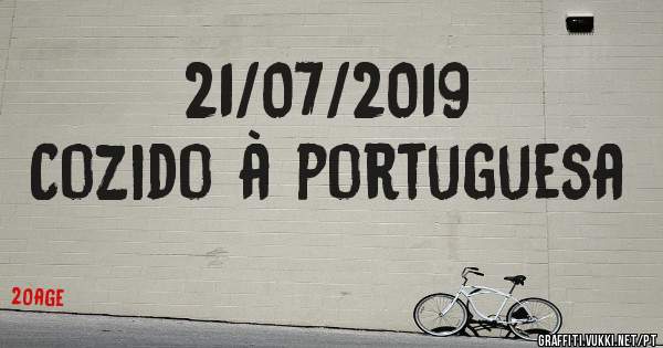 21/07/2019
Cozido à portuguesa