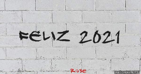 Feliz 2021 