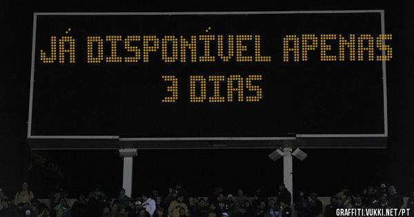 Já disponível apenas 3 dias 
