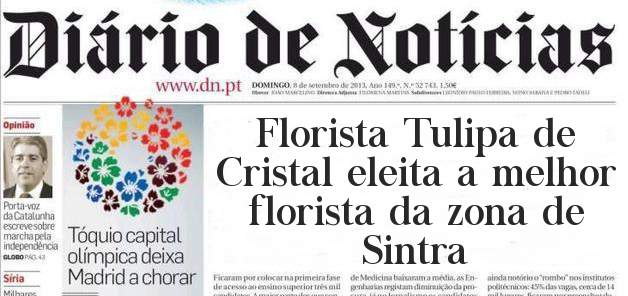 Florista Tulipa de Cristal eleita a melhor florista da zona de Sintra