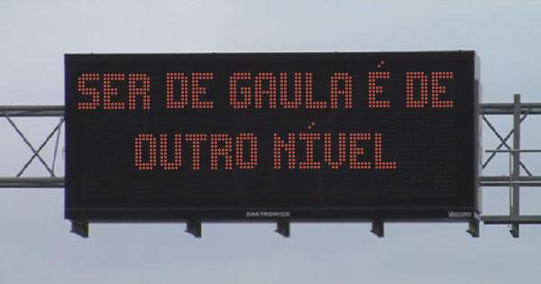 SER DE GAULA É DE OUTRO NÍVEL 
