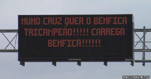 NUNO CRUZ QUER O BENFICA TRICAMPEÃO!!!!! CARREGA BENFICA!!!!!!