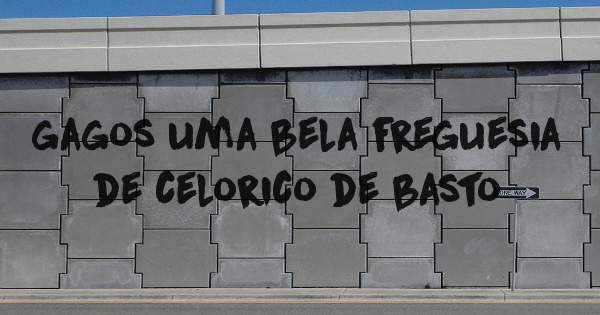 gagos uma bela freguesia de celorico de basto