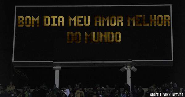 Bom dia meu amor melhor do mundo