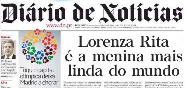 Lorenza Rita é a menina mais linda do mundo 