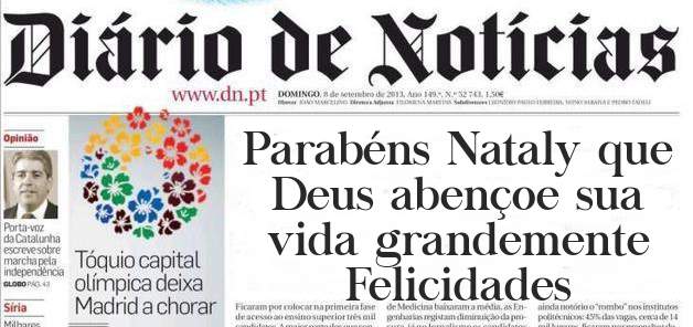 Parabéns Nataly que Deus abençoe sua vida grandemente Felicidades 