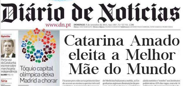 Catarina Amado eleita a Melhor Mãe do Mundo