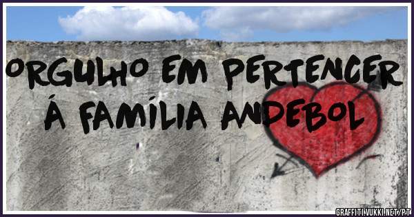 ORGULHO EM PERTENCER Á FAMÍLIA ANDEBOL 